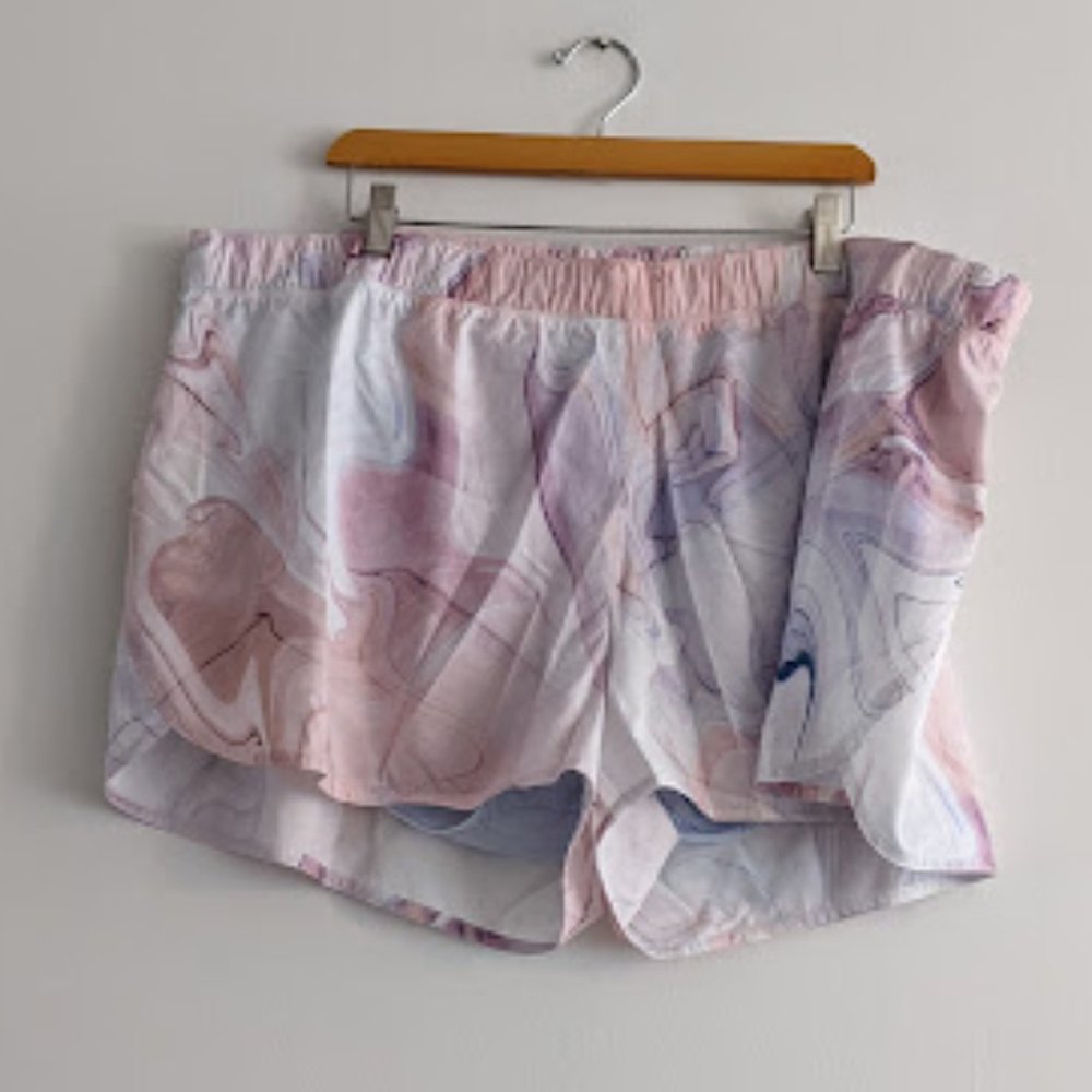 NWT Old Navy Pastel Marble Athletic Shorts Size XXL